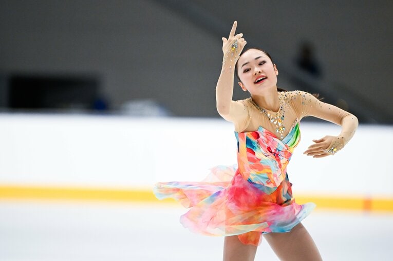木下グループ杯、島田麻央のFS演技　©️Asami Enomoto