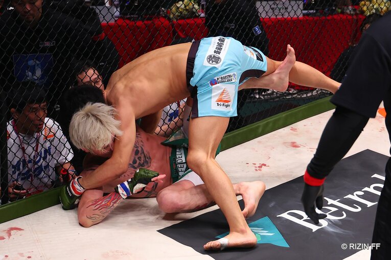 『RIZIN LANDMARK 5』斎藤裕vs平本蓮　©RIZIN FF