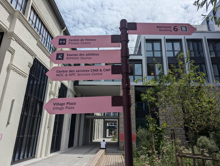 パリ五輪の選手村（全56枚）©JMPA