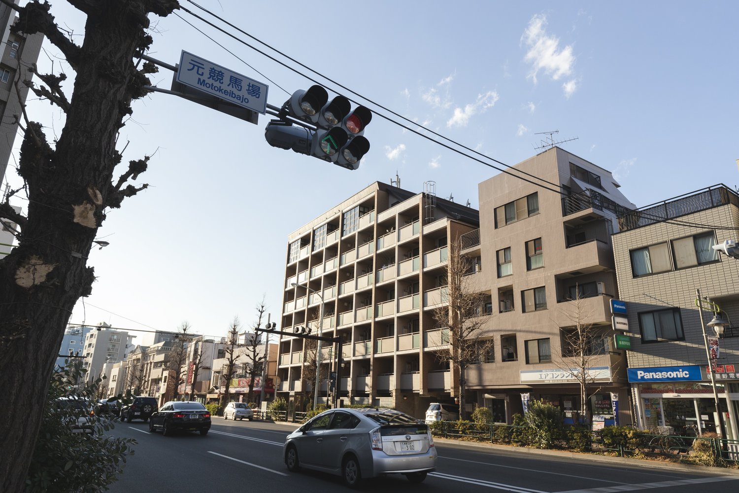 目黒通りの交差点も「元競馬場」だった