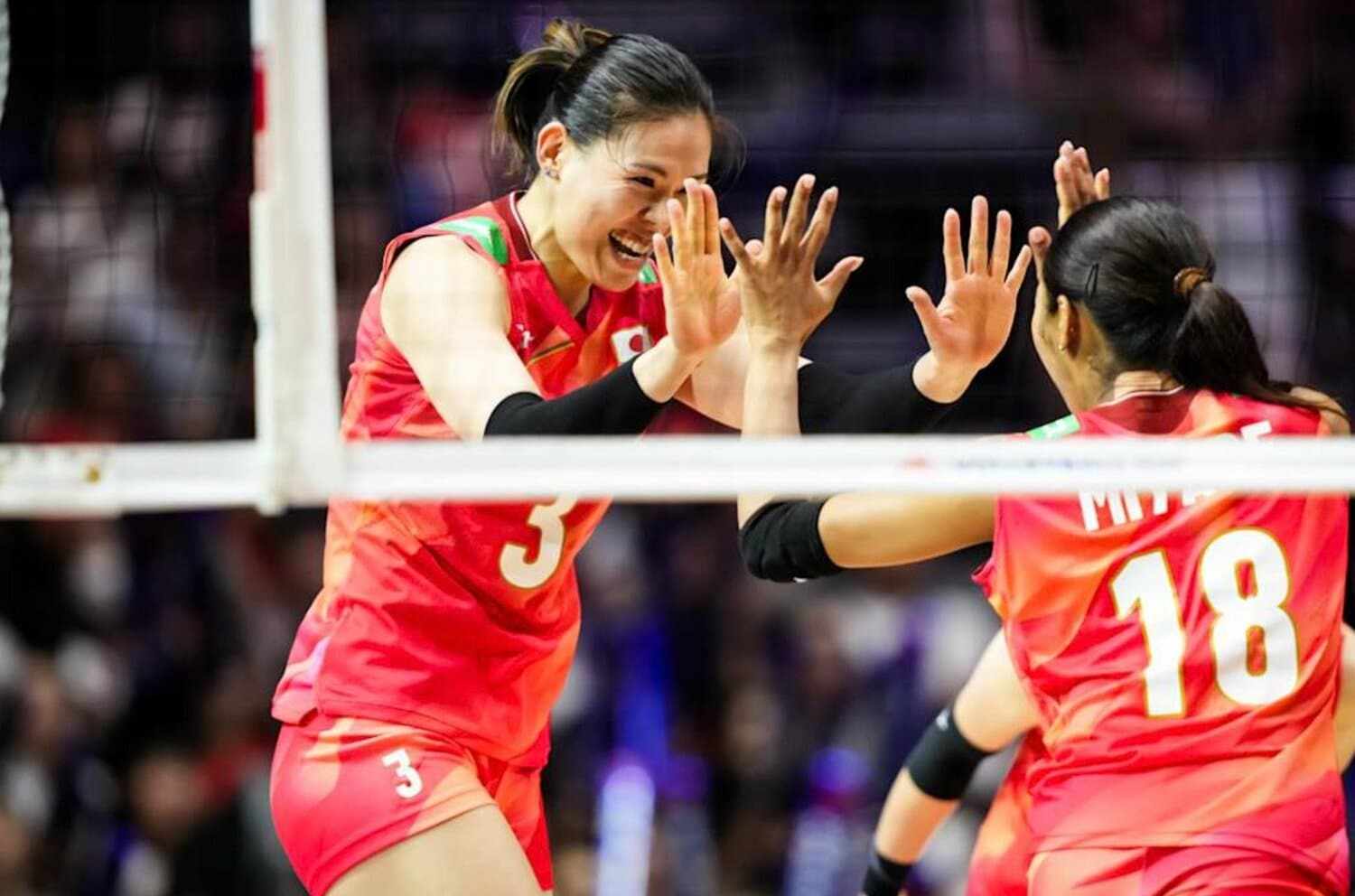 34歳になった今も、日本代表に欠かせない存在だ ©︎Volleyball World