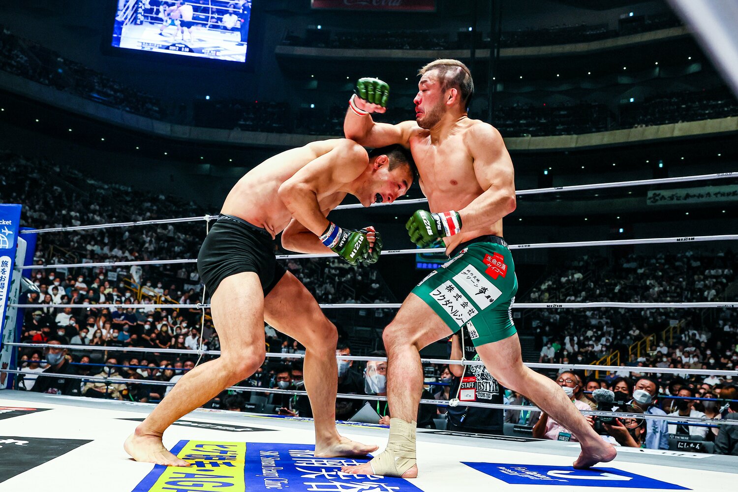 『RIZIN.38』では顔面を骨折しながらキム・スーチョルと激しい打撃戦を繰り広げた　©RIZIN FF Susumu Nagao