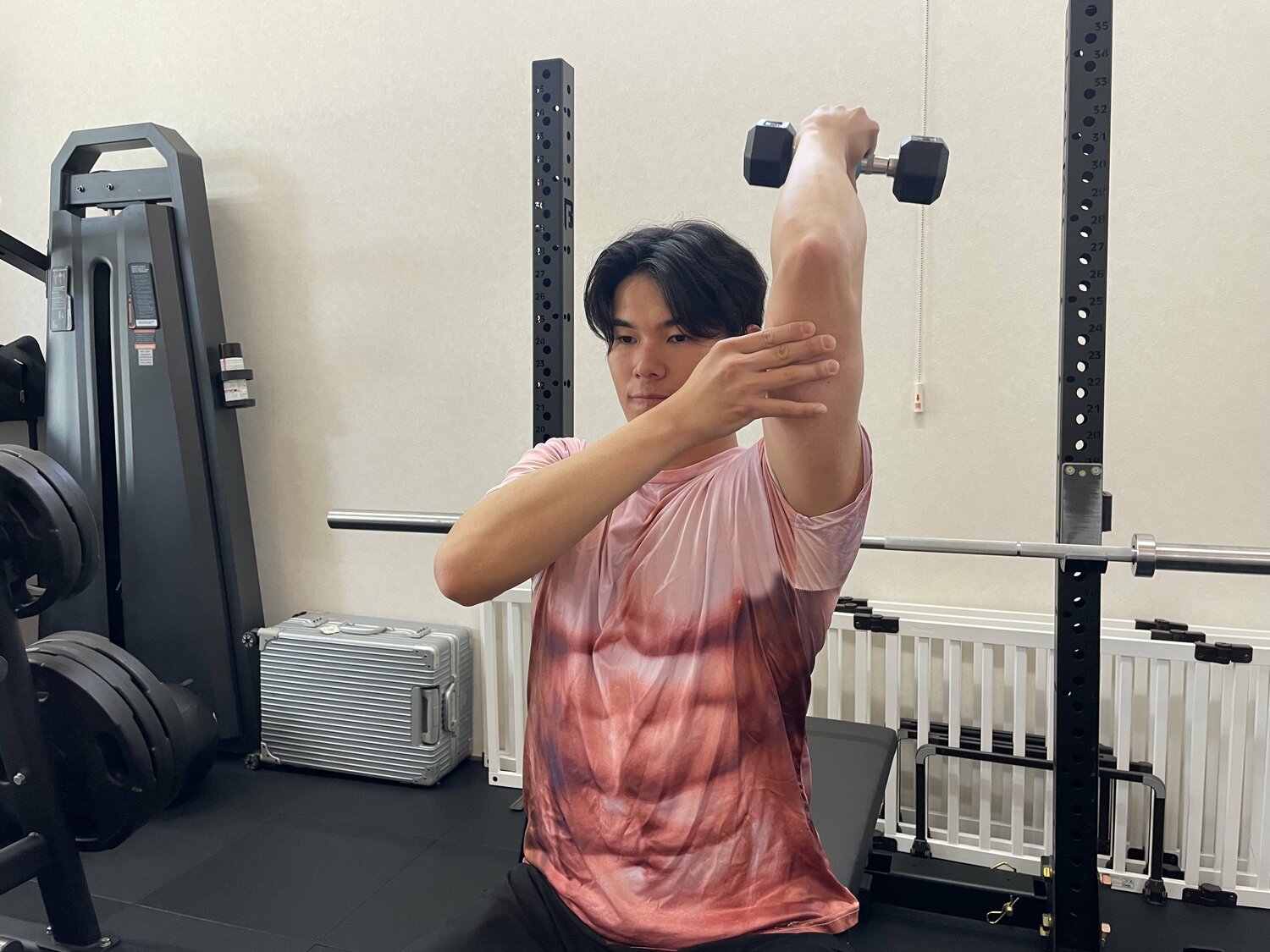 坂本の筋肉がバルクアップ！（シャツです）　©Takashi Ishizuka