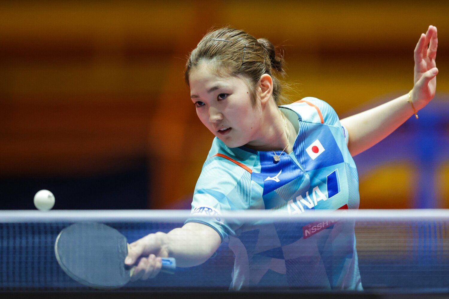 WTTコンテンダーリマでは伊藤美誠に勝利したことでも話題を集めた木原美悠（19歳）　©JIJI PRESS