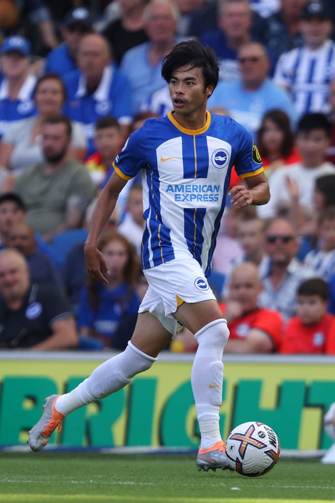 エスパニョール戦の三笘　©Getty Images