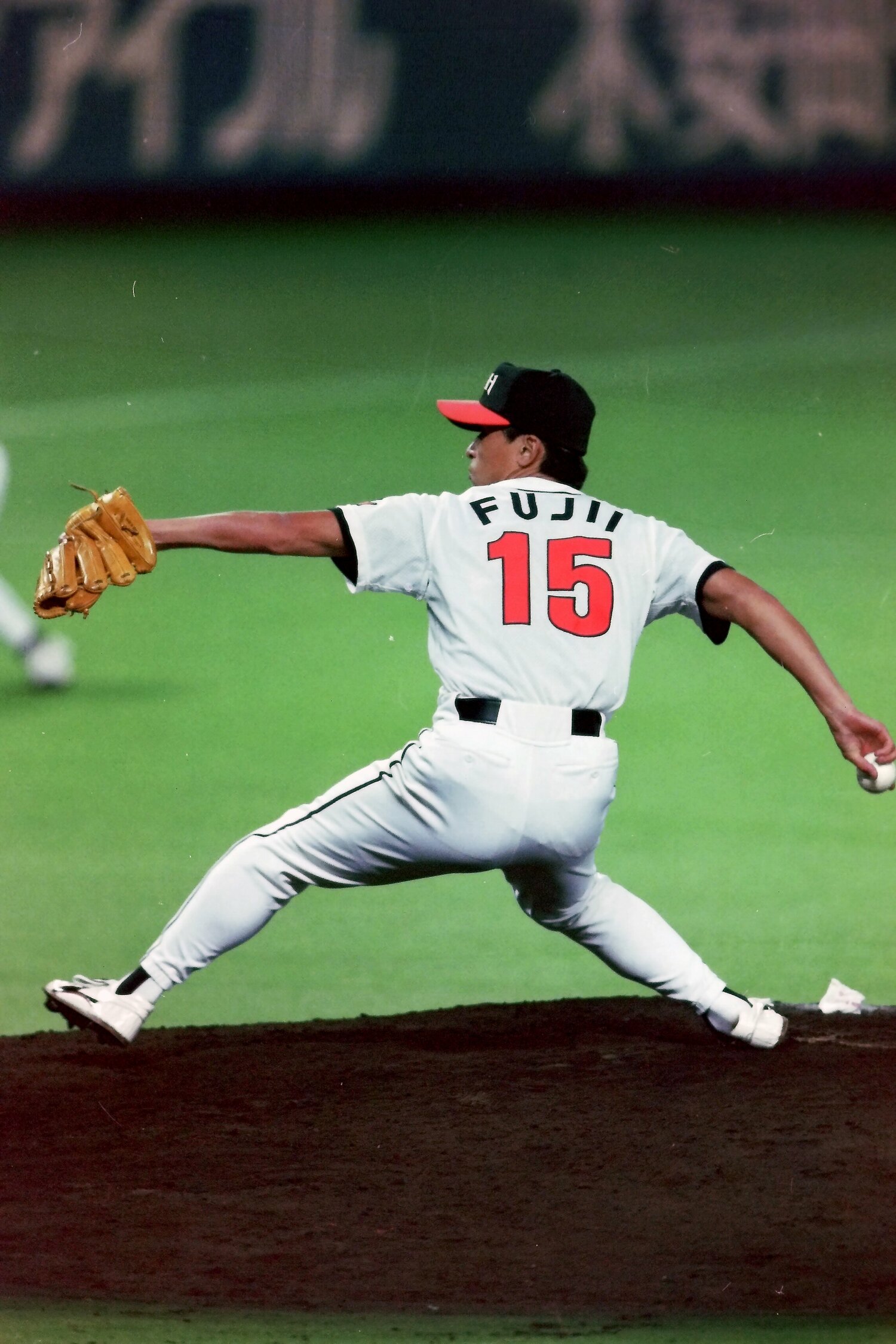前年の日本シリーズでの藤井の雄姿　©Koji Asakura