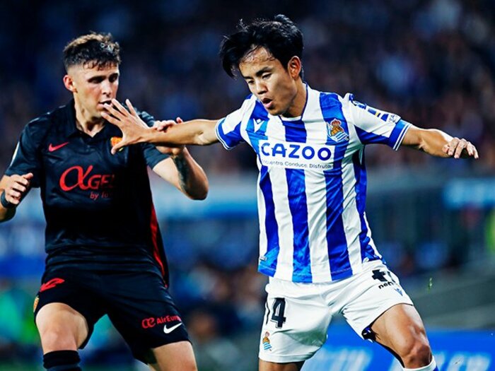 「クボは戦える＋鬼気迫るプレー」決定機逸もソシエダサポ“交代後の拍手”が示す高評価…久保建英vs古巣マジョルカを撮った＜Number Web＞ photograph by Daisuke Nakashima