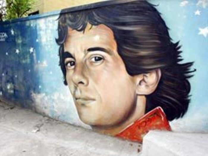 ブラジルの地で、セナを思う。＜Number Web＞ photograph by AFLO