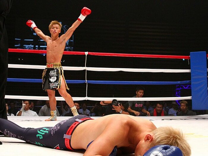 16歳の那須川天心、連続KOの衝撃。優勝して、気分はスーパーサイヤ人！＜Number Web＞ photograph by Susumu Nagao