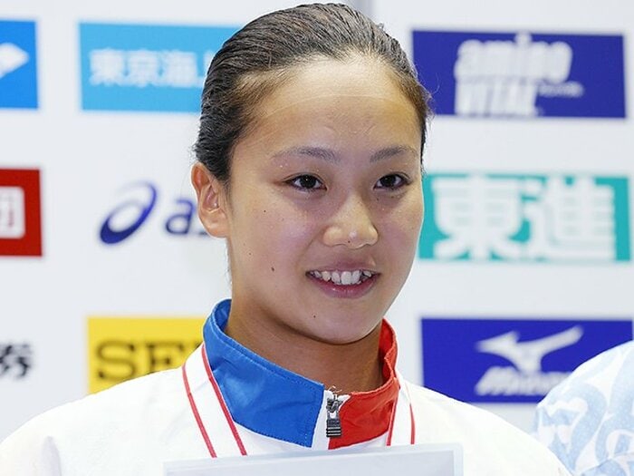 マルチな女子高生。~スイマー渡部香生子、急成長中~<Number Web> photograph by AFLO