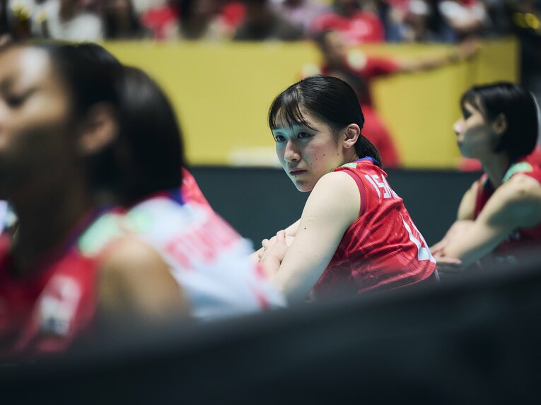 石川真佑／FIVBパリ五輪予選　©︎Yuki Suenaga