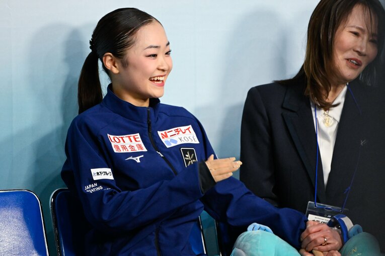 自己ベストとなる231.32点のスコアにこの表情　©️Asami Enomoto