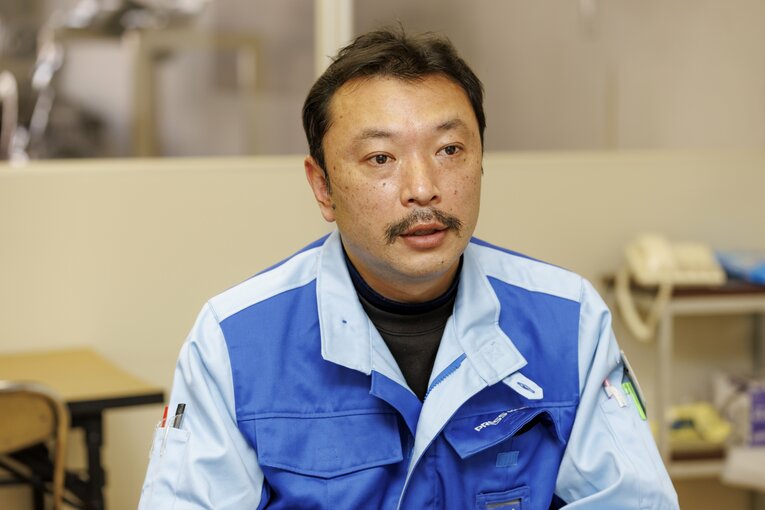 取材に応じてくれた黒川さん。阿部と出会うまで、さほどボクシングに興味はなかったという　©︎Kiichi Matsumoto