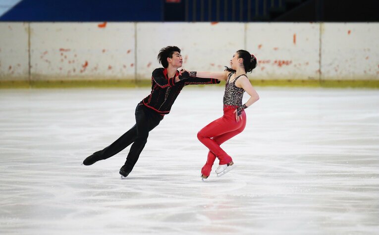 吉田唄菜＆森田真沙也組のRD（2枚目）　©Sean Gillis