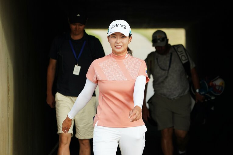 2023年10月「アセンダントLPGA」練習日　©︎Shizuka Minami