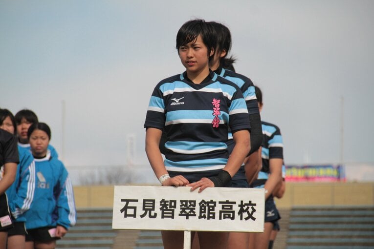 石見智翠館高校時代の青木さん　©Nobuhiko Otomo