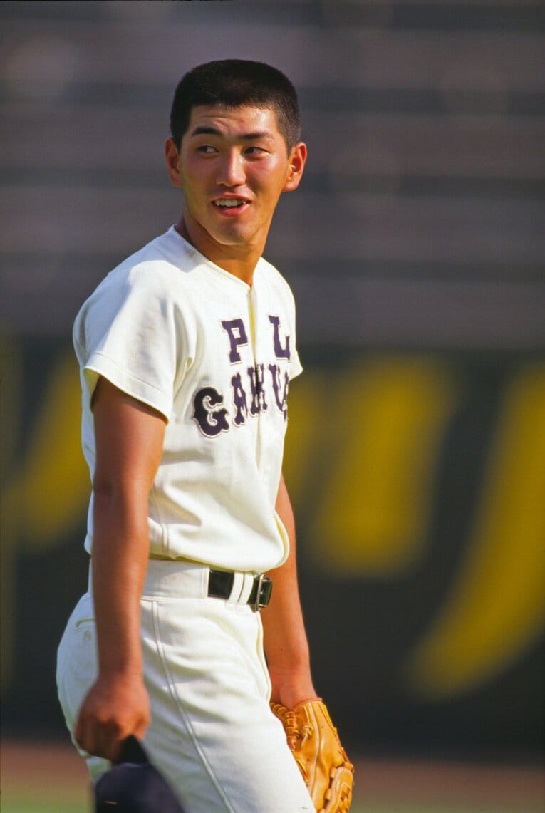 PL学園時代、甲子園で伝説的な活躍を見せた清原和博 ©AFLO