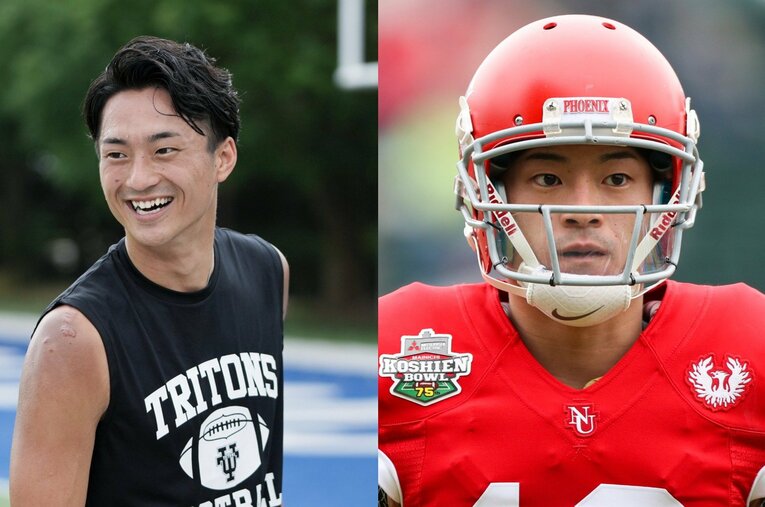 「悪質タックル問題」で揺れた当時の日大アメフト部でエースQBを務めた林大希は、現在関東2部リーグの東海大でコーチを務める ／ photograph by Naoki Kitagawa