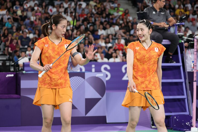 マレーシアのペアとの3位決定戦　©Ryosuke Menju/JMPA