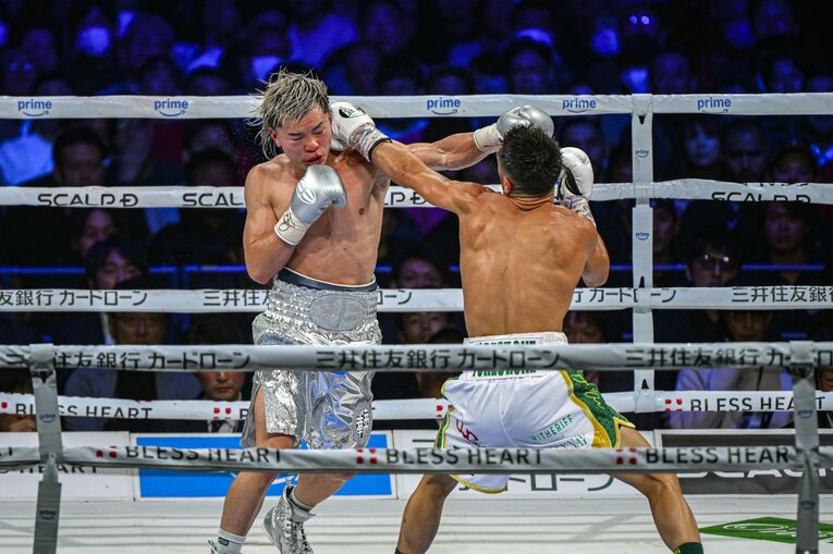 那須川天心vs.ジェーソン・モロニー。2月24日、有明アリーナ　©Takuya Sugiyama