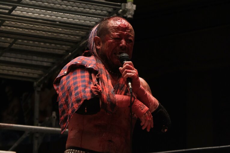 デスマッチのカリスマ・葛西純　©Norihiro Hashimoto