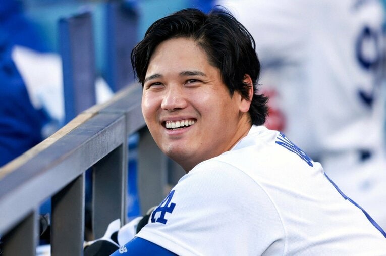 膝や腕の状態が報じられがちの大谷翔平だが、ドジャースの日々での“テレビに映らない”姿とは ／ photograph by Nicole Vasquez/Getty Images