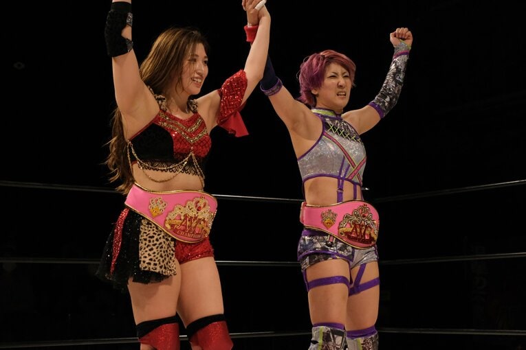 関口翔とともに臨んだタッグ王座防衛戦（9月25日）　©Norihiro Hashimoto