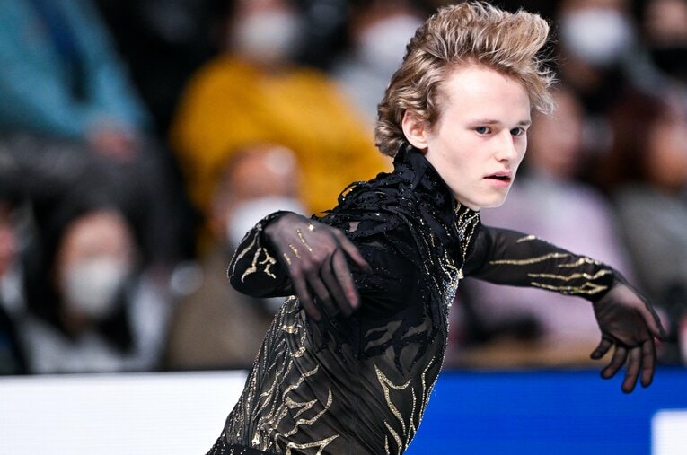 GPファイナルのフリーで圧巻の演技を見せたイリア・マリニン ／ photograph by Asami Enomoto