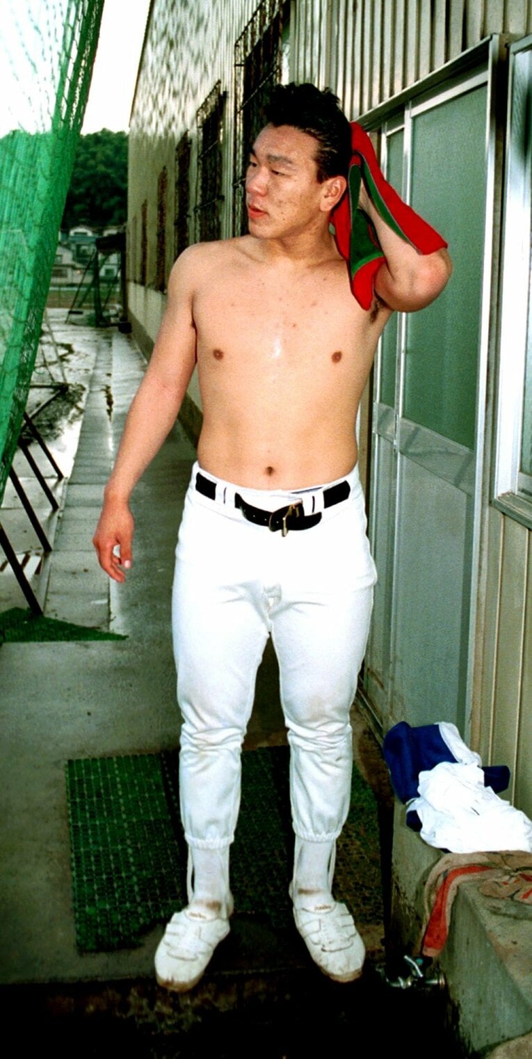 星稜高校で1993年1月撮影　©Sankei Shimbun