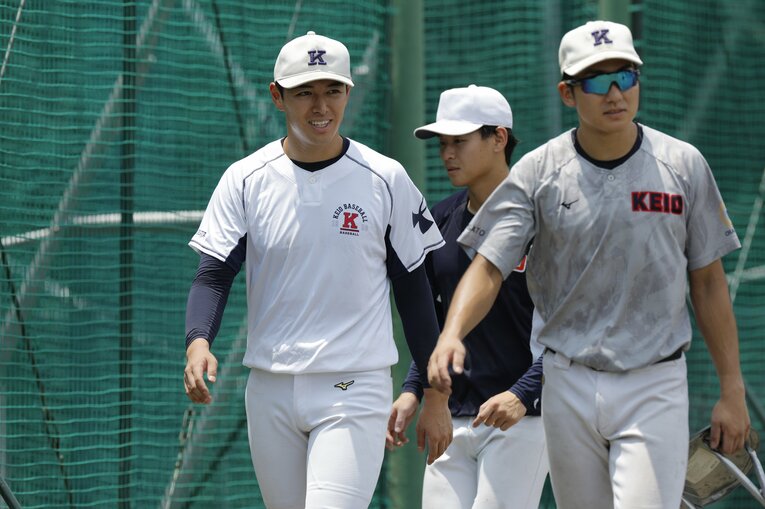 慶應大4年・清原正吾（左／21歳） ©Shigeki Yamamoto