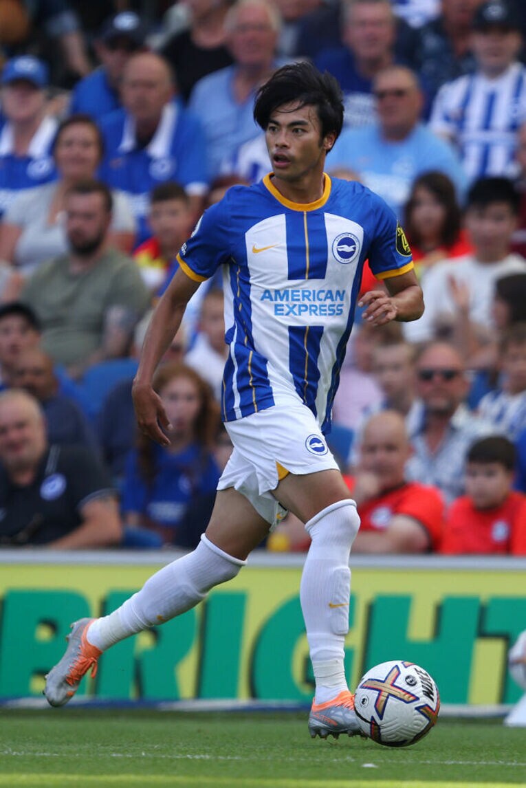 エスパニョール戦の三笘　©Getty Images