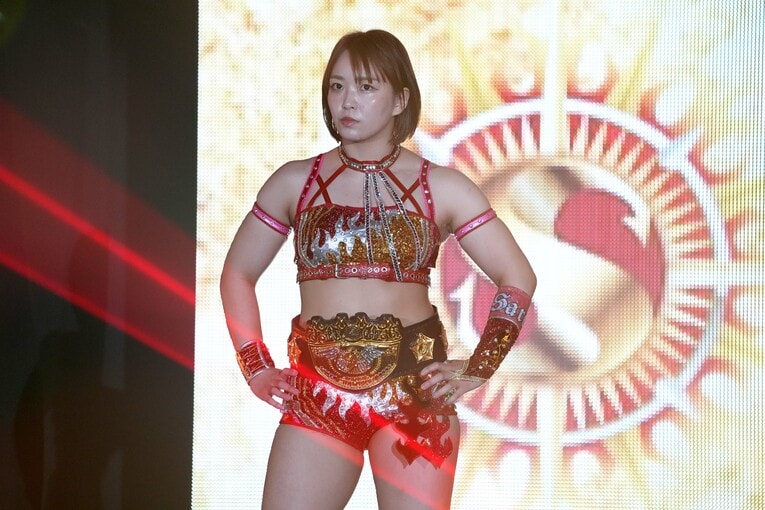 IWGP女子王者のSareee　©Essei Hara