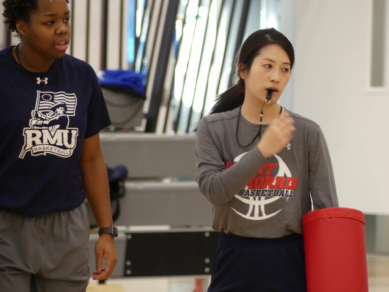 ロバートモリス大学時代（2018年）©️Yoko Miyaji