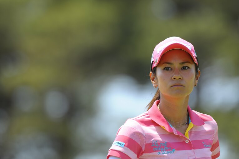 宮里藍（2014年ワールドレディスチャンピオンシップ・サロンパスカップ）　©Toshiya Kondo