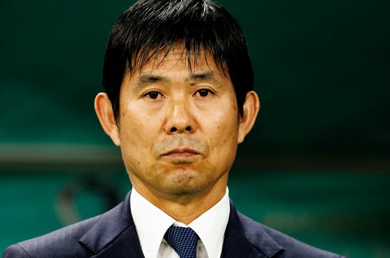 日本人監督として初めて4年間の任務を全うし、W杯に臨んだ森保一監督。グループリーグはドイツ、スペインという強豪を破り1位で突破した ／ photograph by Kiichi Matsutomo/JMPA