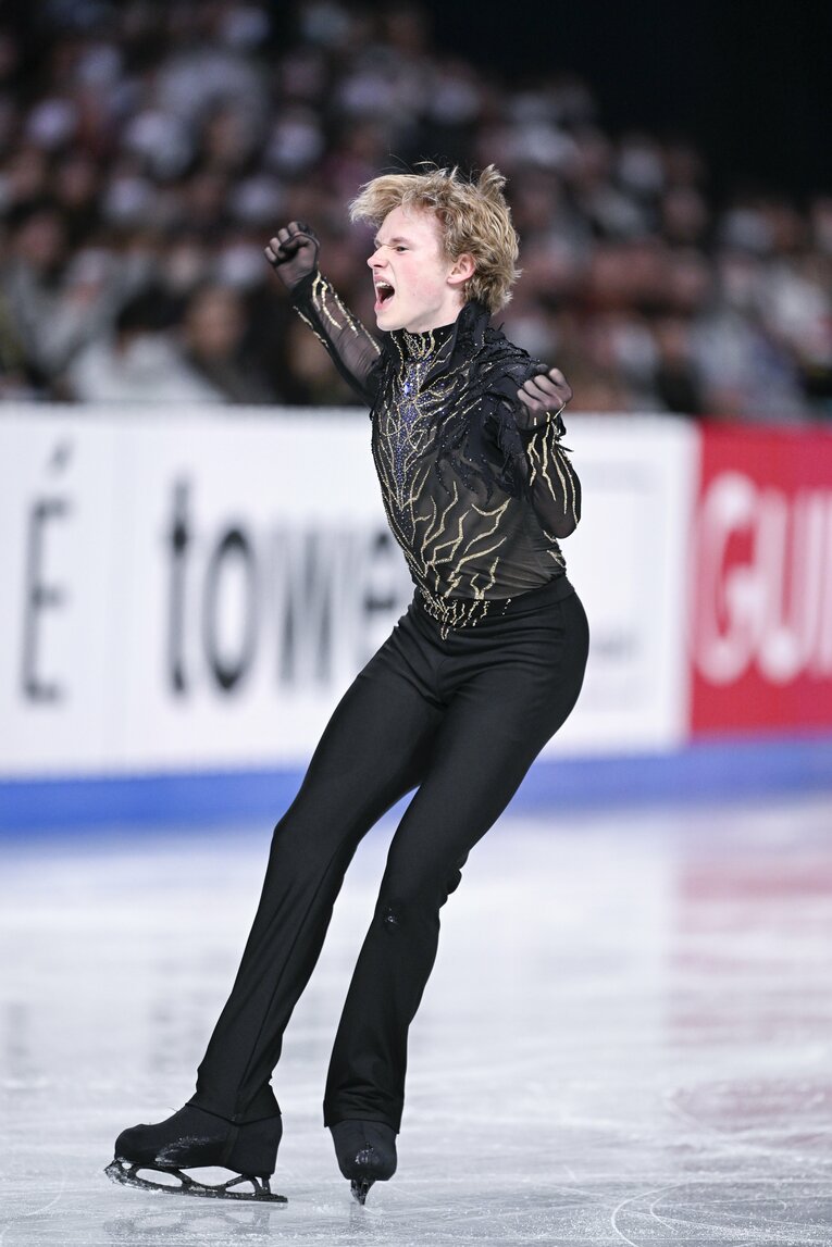 GPファイナルで圧巻の優勝を果たしたイリア・マリニン　©Asami Enomoto