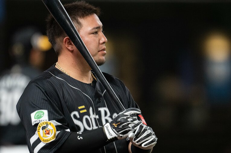“山賊打線”の中核を担った山川穂高もソフトバンクへ去った　©Nanae Suzuki
