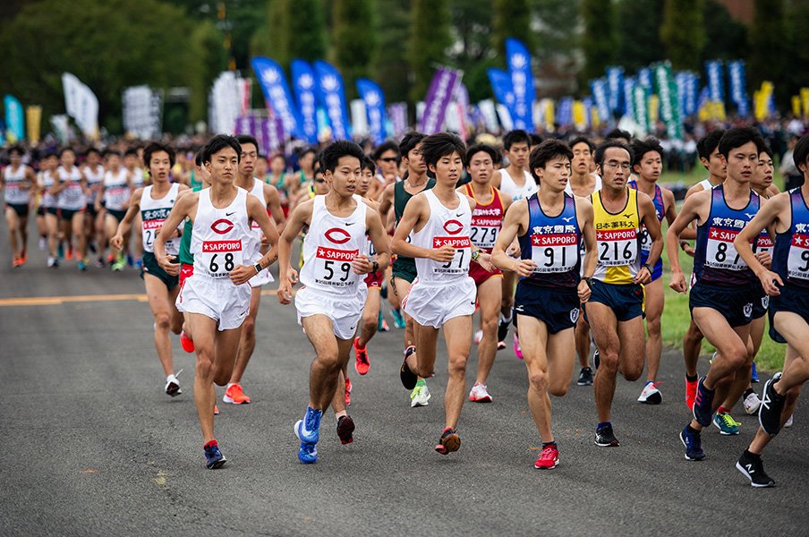 中央大「涙のスピーチ」から2年。箱根予選会で感じた前向きな気配。<Number Web> photograph by Yuki Suenaga