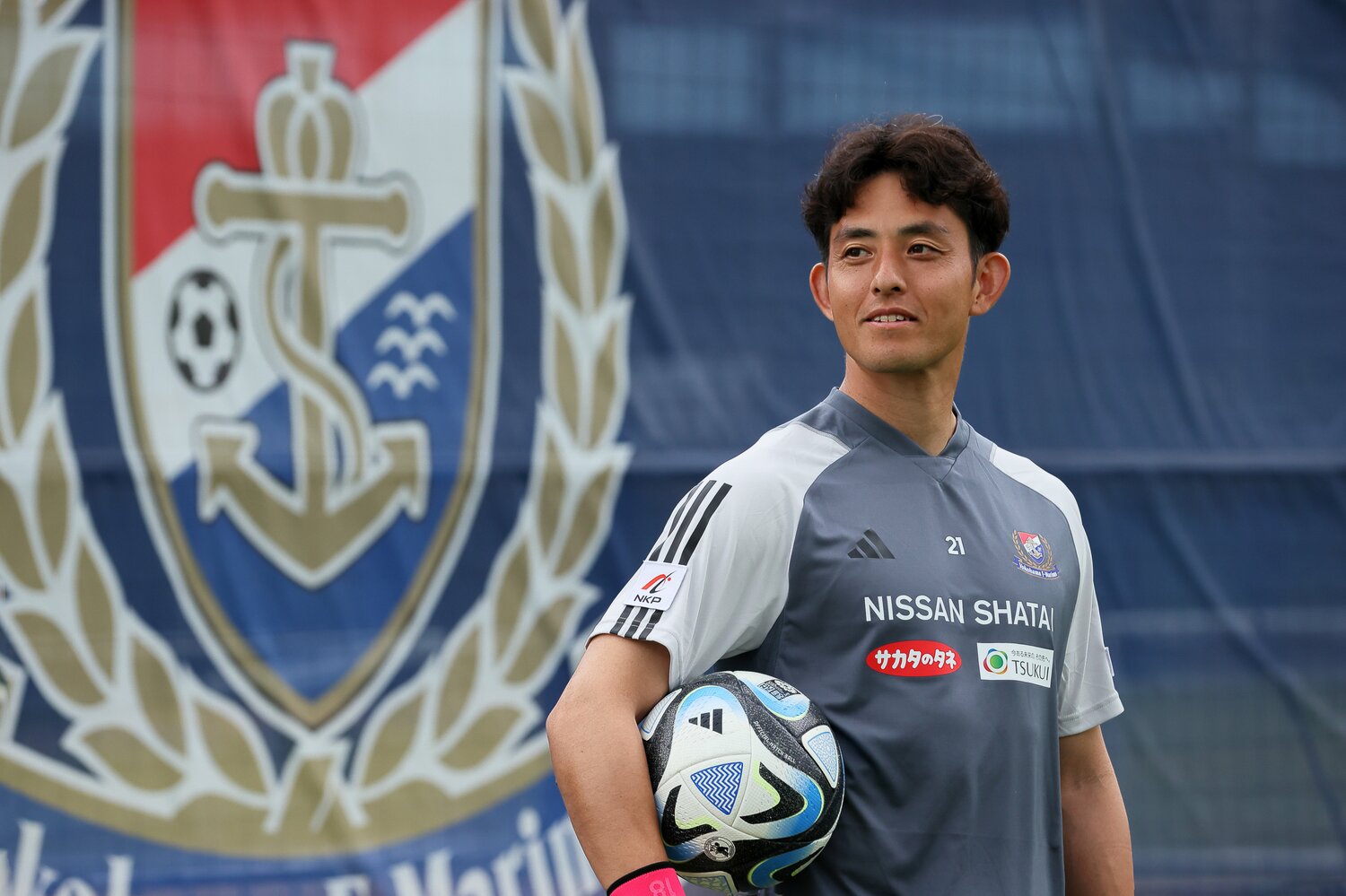 3年半ぶりに古巣F・マリノスに復帰したGK飯倉大樹　©︎Shigeki Yamamoto