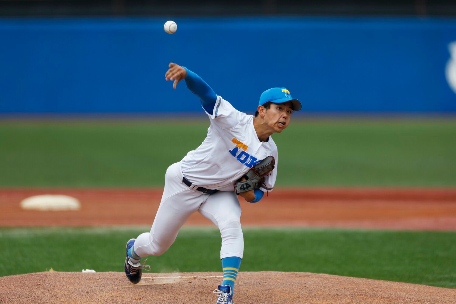 東大で2年春からリーグ戦で登板し、通算40試合で2勝21敗の成績を残した井澤　©︎Takao Fujita