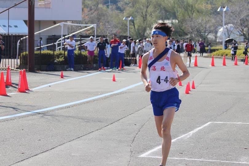 今季の洛北高のエース格だった3年生の三宅。卒業後は順大に進学予定だ／チーム提供