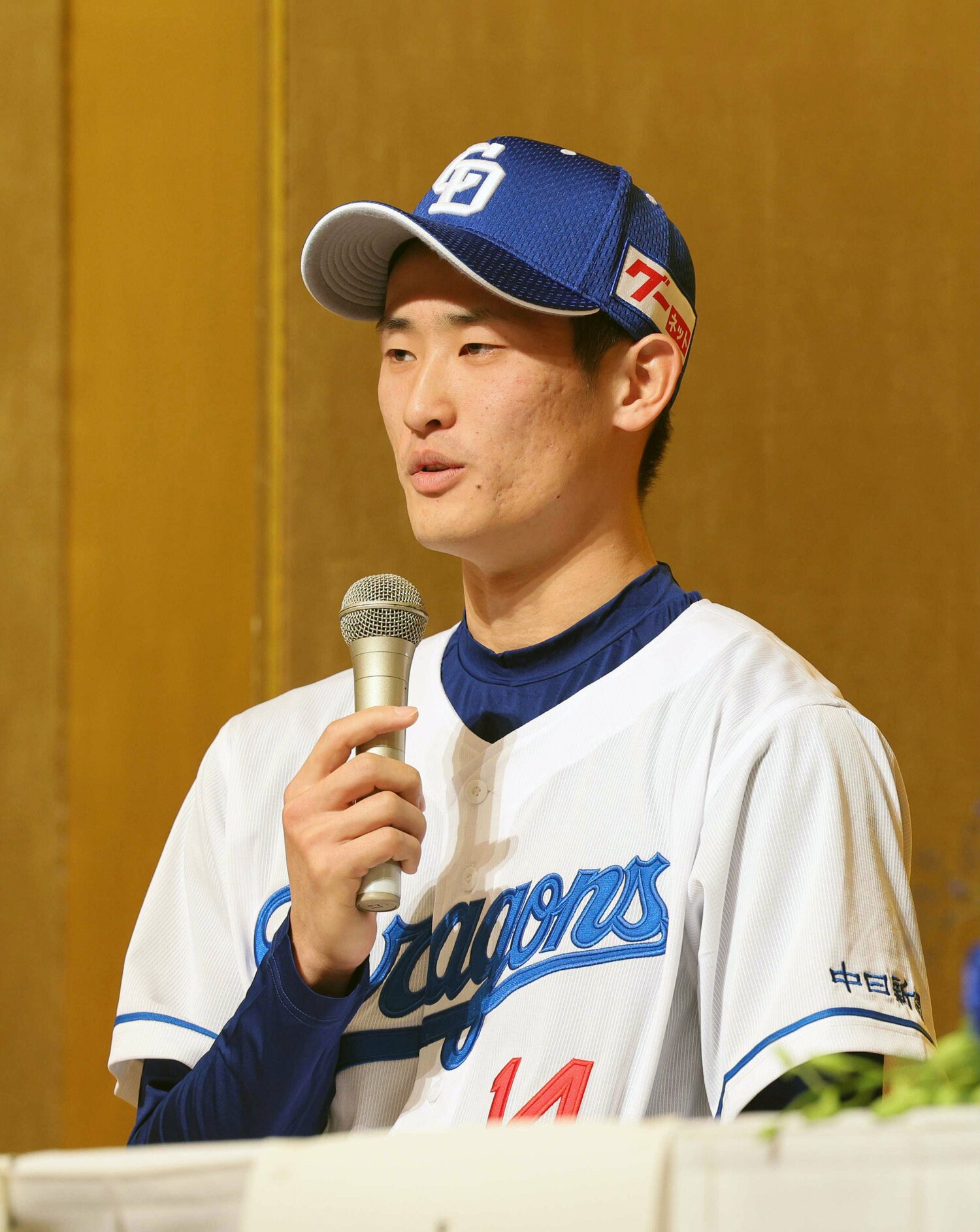 2023年のドラフトで中日から1位指名を受けた草加。ようやくトミー・ジョン手術から復活の兆しが　©JIJI PRESS