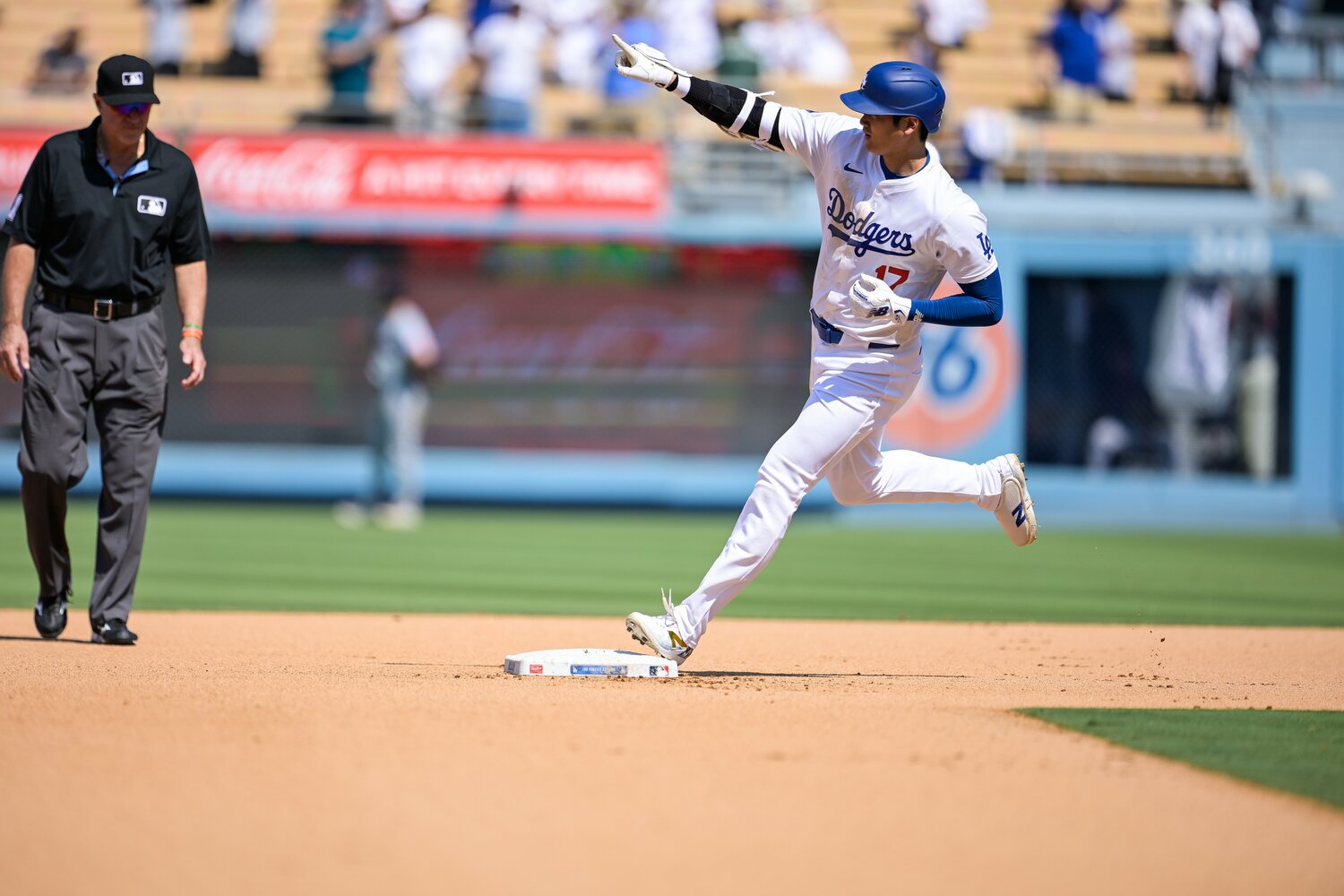 今シーズンは史上初の「50-50」を達成するなど活躍を続ける大谷　©︎Nanae Suzuki