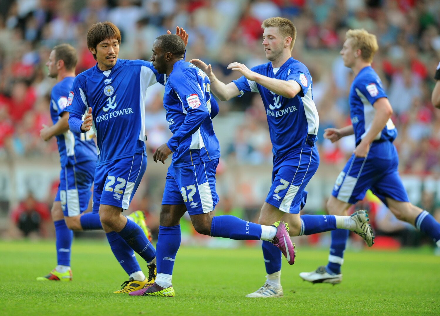 レスター時代の阿部　©Getty Images