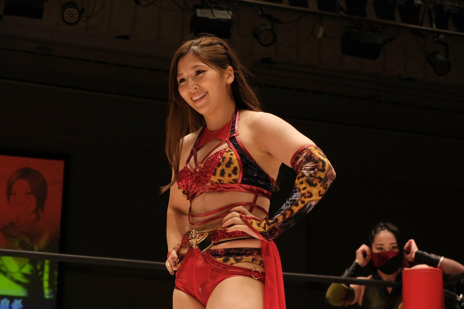 現体制では中心選手の青野。しかしアクトレスガールズを離れた選手たちへの悔しさも語った