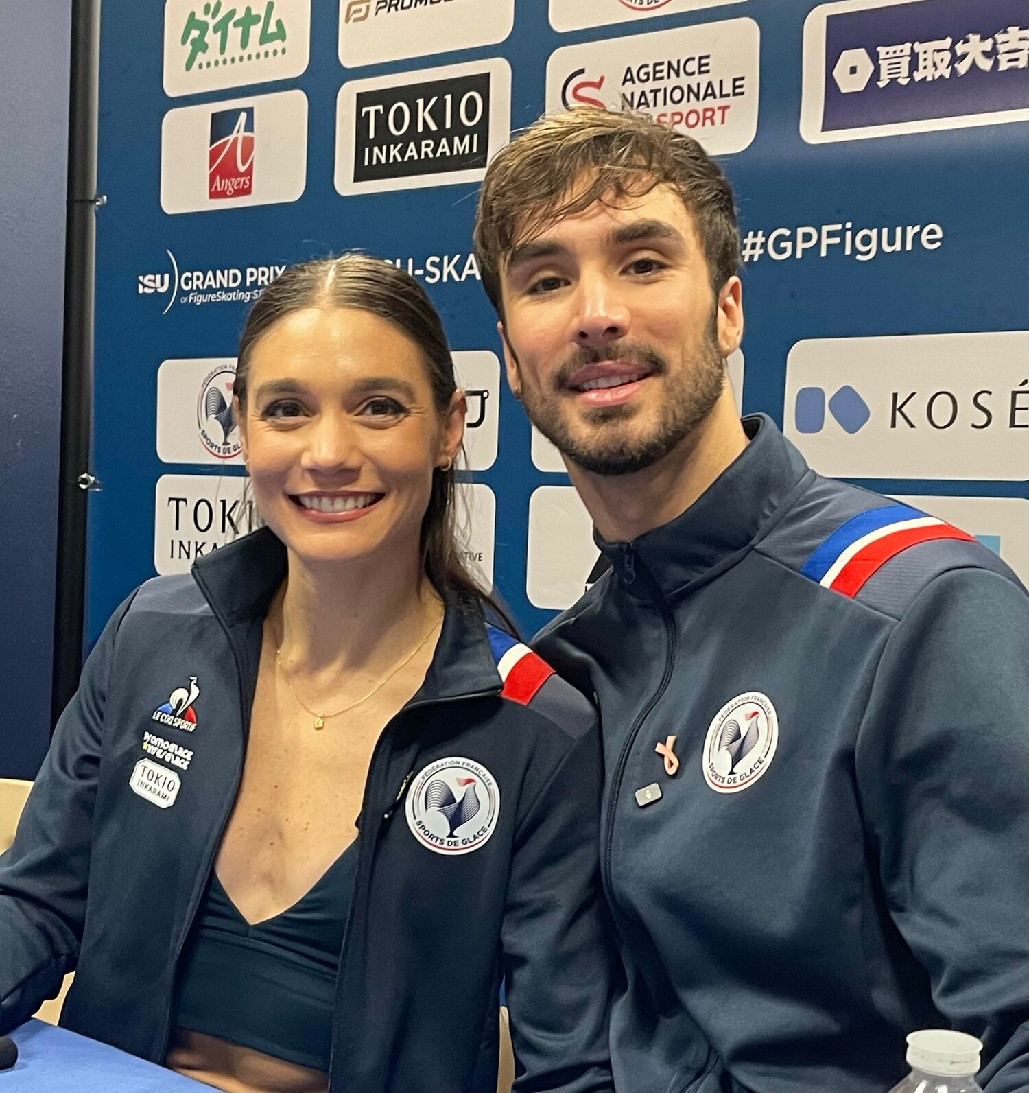 フランスのボードリーとシゼロン（昨年のフランス杯にて）　©Akiko Tamura