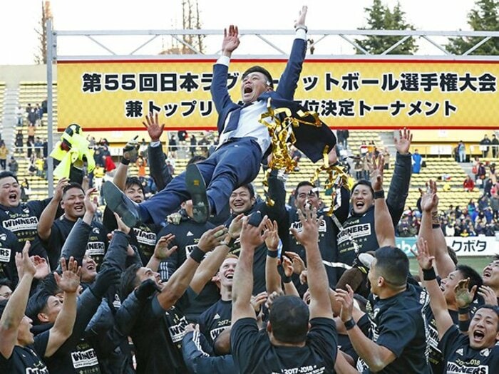 サントリーに今も流れるエディー流。データ、ハードワーク、知的な体力。＜Number Web＞ photograph by Kyodo News