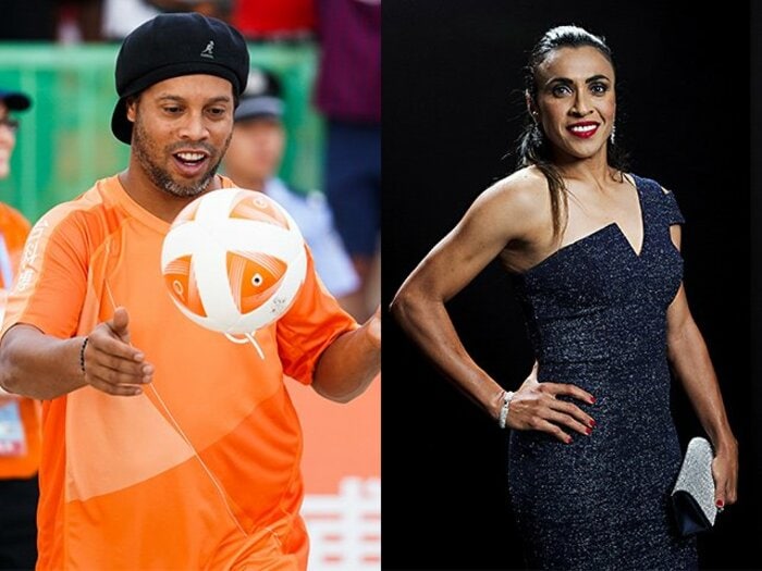 ロナウジーニョは裕福、マルタは？ブラジル2大名手の少年少女時代。＜Number Web＞ photograph by Getty Images