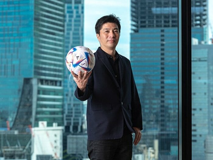 ABEMAトップ・藤田晋社長を直撃インタビュー「W杯全64試合を“無料生中継”する理由」そして「思い描くスポーツ観戦の未来像とは」＜Number Web＞ photograph by Takuya Sugiyama