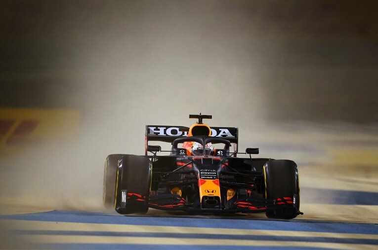 バーレーンで行われたプレシーズンテストで、レッドブル・ホンダのマックス・フェルスタッペンは1番手のタイムを記録した ／ photograph by Getty Images